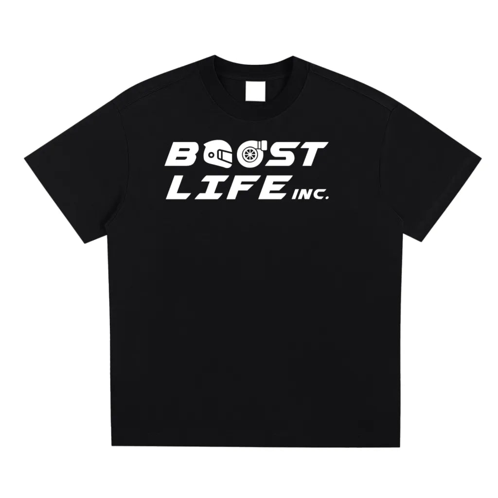 BoostLife Logo Black Tee